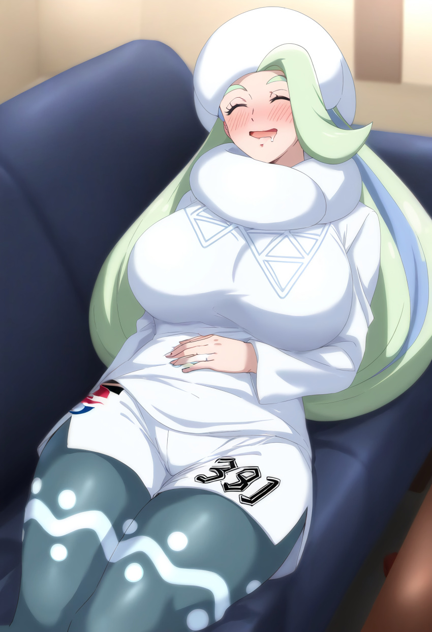 1girl 1girl ai_generated big_breasts 파란 눈 가슴 breasts_bigger_than_head female_focus gigantic_breasts 긴 머리 성숙한 Mature_female melony_(pokemon) 섹시한중년여성 nintendo patreon patreon_paid patreon_reward pokemon pokemon_ss solo_female stable_diffusion tagme tofuro video_game_character video_game_franchise video_game_milf white_hair